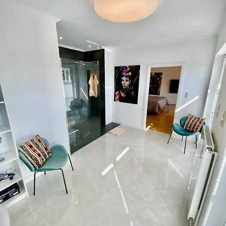 Am Steinhuder App Suite-la Fleur-mit Pantry Kueche, Luftreinigungssystem, Garten, Wlan アパート